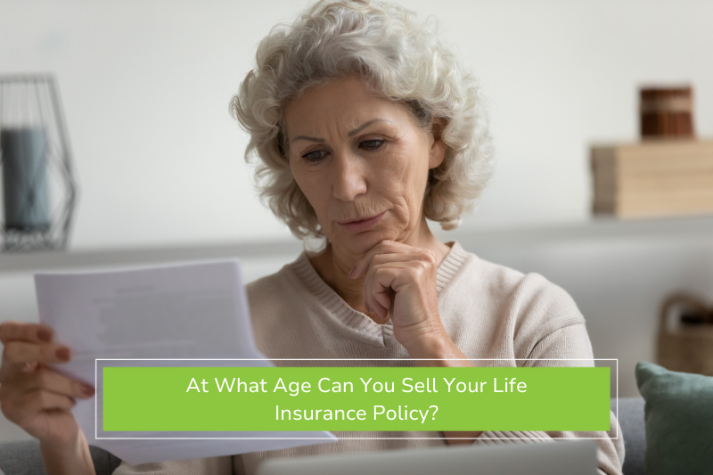 Woman thinking about selling her life insurance policy