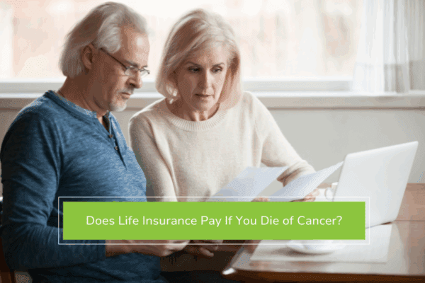 Older couple reviewing financial documents